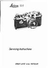 Leica 3 f manual. Camera Instructions.